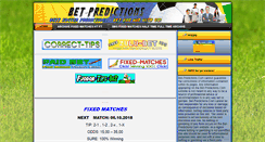Desktop Screenshot of bet-predictions.com